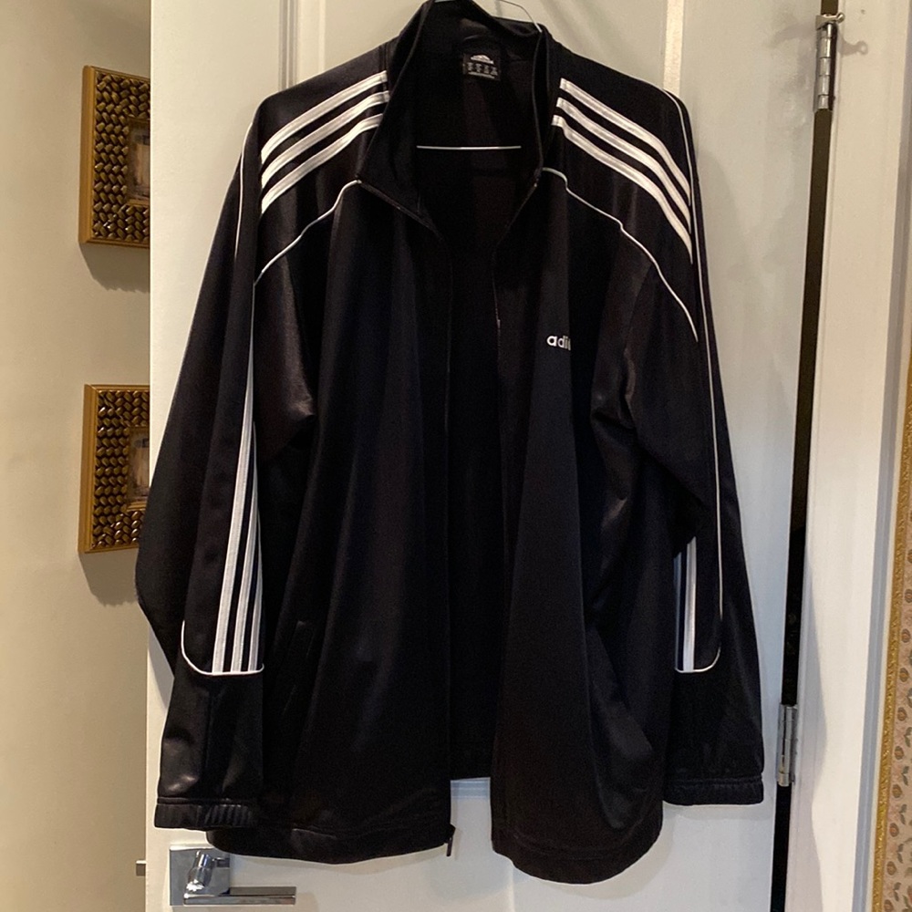 Adidas Men's Black Track Jacket